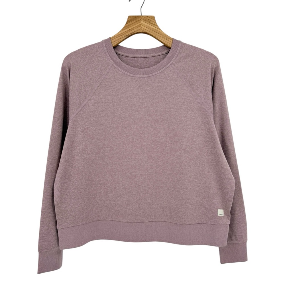Vuori Women's Halo Dreamknit Crew in Mauve